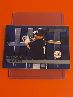 Wade Boggs #405 1997 Donruss [Hit List] Baseball Trading Card